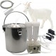 3L Goat Milking Machine,Portable Pulsation Vacuum Pump Goat Milker Livstock Milking Machine (Basic Model)