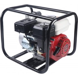 6.5HP 4Stroke Gas Powered Water Transfer Pump 2 Inch Portable Petrol Power Pumps Gas Water Semi Trash Pump Manual Garden Pond Pumps Irrigation Transfer Pump For Farmland Fruit Field