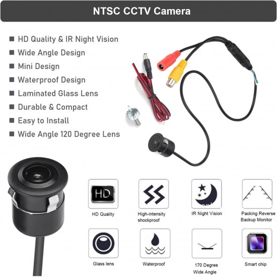 KUIDAMOS Mini CCTV Camera,120 Degree Wide Angle