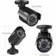 ZOSI Surveillance CCTV System - Bullet BNC Camera with Night Vision