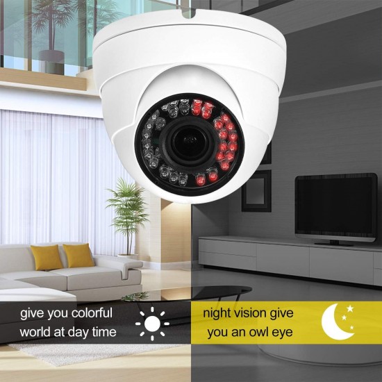 Analog CCTV Camera HD 1080P 4-in-1 Security Dome Camera