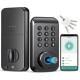 Smart Locks for Front Door, 4-in-1 Keyless Entry Door Lock