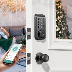 Smart Locks for Front Door, 4-in-1 Keyless Entry Door Lock