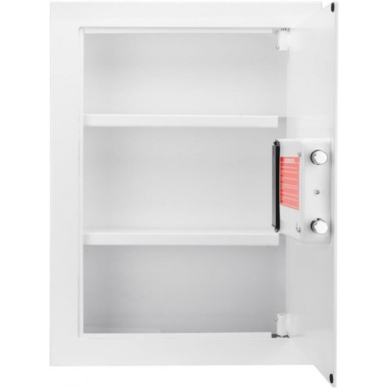 Barska Biometric Fingerprint Security Wall Safe 0.52 Cubic Ft