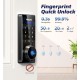 Fingerprint Door Lock, Electronic Biometric Keyless Entry, Auto Locking