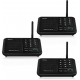 Wuloo Intercoms Wireless System for Home 5280 Feet Range 10 Channel 3 Code