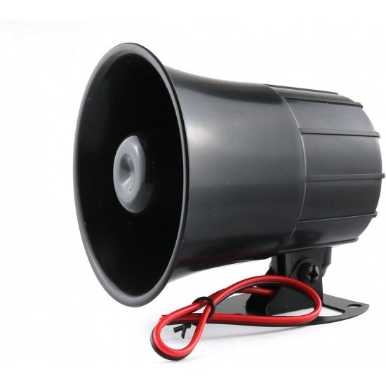 E-outstanding Security DC12V 15W Horn Alarm Siren