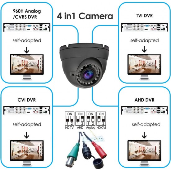 Anpviz Analog CCTV Camera HD 1080P 4-in-1