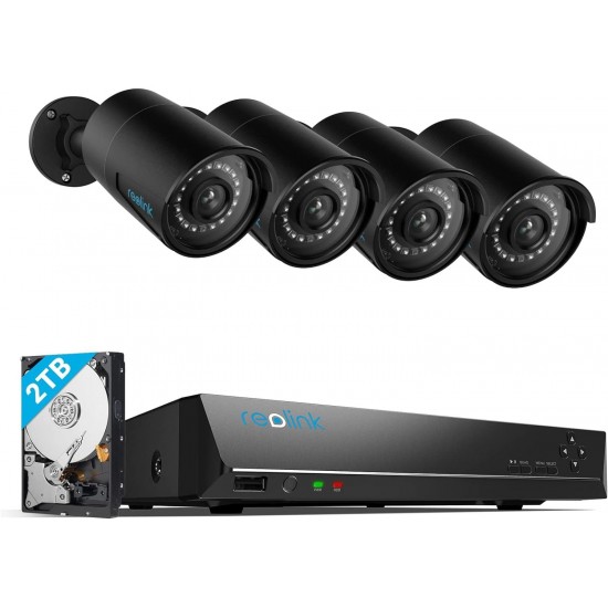 REOLINK 8CH 5MP PoE Security Camera System