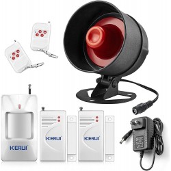 KERUI Home Security System Indoor Outdoor Weather-Proof Siren