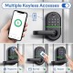 Fingerprint Smart Door Lock - Keyless, Keypad Entry - Biometric, Easy Install