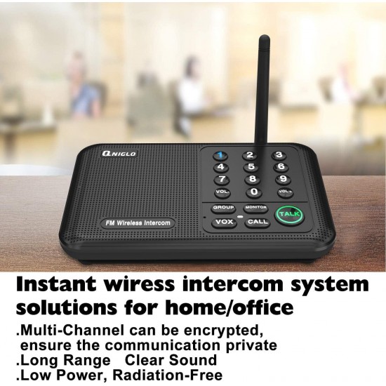 Intercoms Wireless for Home, Home Intercom System Wireless