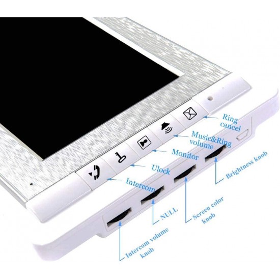 AMOCAM 7 Inches LCD Monitor Video Door Phone Kits