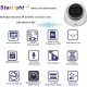 Starlight 4MP IP Camera PoE 2.8mm, Outdoor Turret Security Camera