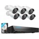 REOLINK 8CH 5MP Home Security Camera System, 6pcs Wired 5MP Outdoor PoE IP Cameras with Person Vehicle Detection, 8MP 8CH NVR with 2TB HDD for 24-7 Recording, RLK8-410B6-5MP