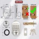 Megaflint Keyless Entry Door Lock Deadbolt Keypad Mechanical Stainless Steel (Pass Code or Key) 100% Mechanical, No Electronic