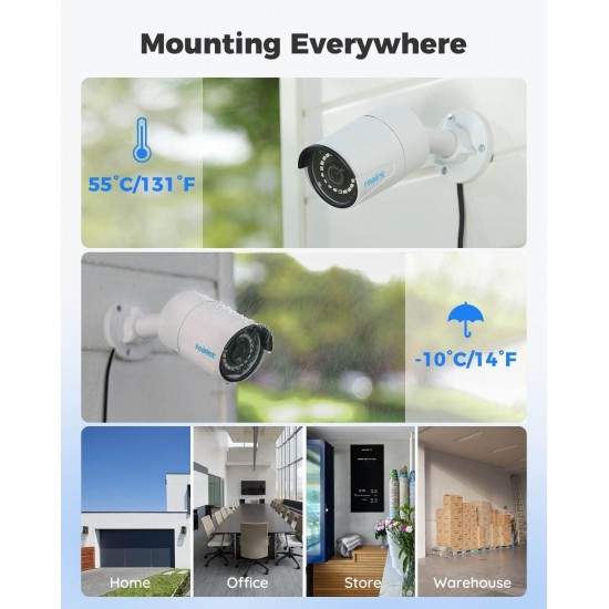 REOLINK 8CH 5MP Home Security Camera System