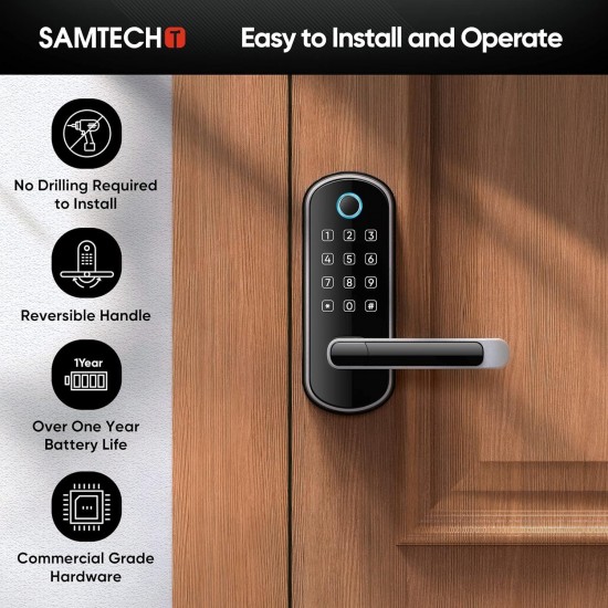 samtechT Smart Lock, Keyless Entry Door Lock