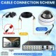 HD 1080P 2MP 180 Degree Surveillance Security Camera