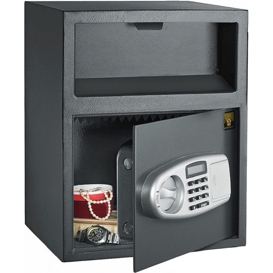 Electronic Safe Deposit Box - Drop Safe with Digital Keypad