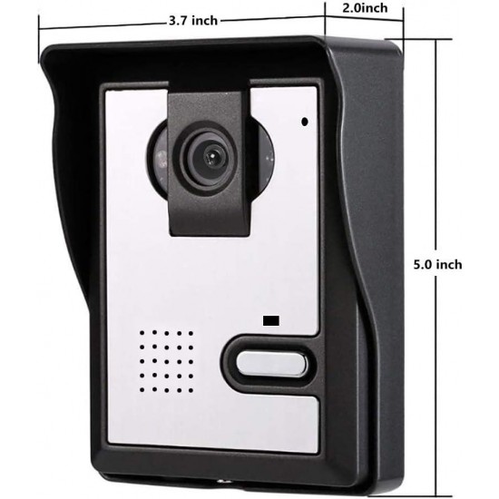 AMOCAM 7 Inches LCD Monitor Video Door Phone Kits